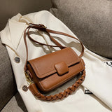 Women's Flap Handbag Crossbody Shopper Bag for Shopping