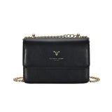 Small Flap Messenger Bag Ladies Pu Leather Crossbody Bags Square Handbags
