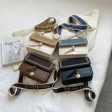 Small Flap Shoulder Bag for Women Casual Solid Female Crossbody Bag