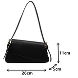 Small Flap Shoulder Bags for Women Pu Leather Crossbody Bag