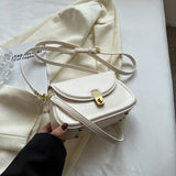 Small Flip Crossbody Bag for Women - Spring Trends Leather Shoulder Bag