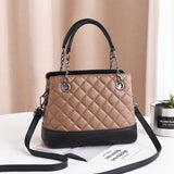 Small Fragrance Style Diamond Chain Bag Women's Summer Messenger Bucket Bag