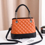 Small Fragrance Style Diamond Chain Bag Women's Summer Messenger Bucket Bag