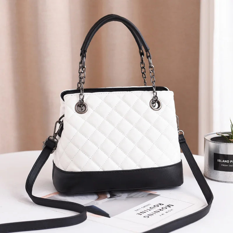 Small Fragrance Style Diamond Chain Bag Women's Summer Messenger Bucket Bag