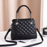 Small Fragrance Style Diamond Chain Bag Women's Summer Messenger Bucket Bag