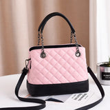 Small Fragrance Style Diamond Chain Bag Women's Summer Messenger Bucket Bag