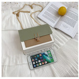 Small Fresh Female Shoulder Bag Chain Belt Y-Lock Diagonal Shoulder Bag
