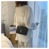 Small Fresh Female Shoulder Bag Chain Belt Y-Lock Diagonal Shoulder Bag