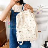 Small Fresh Backpack Women Travel Bag High Capacity