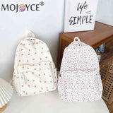 Small Fresh Backpack Women Travel Bag High Capacity Flower Women Backpack