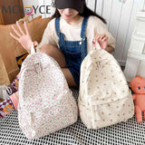 Small Fresh Backpack Women Travel Bag High Capacity Flower Women Backpack