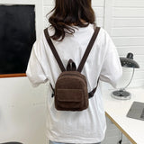 Small Fresh Backpack Women Travel Bag High Capacity Solid Women Backpack