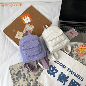 Small Fresh Backpack Women Travel Bag High Capacity Solid