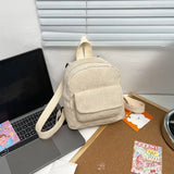 Small Fresh Backpack Women Travel Bag High Capacity Solid Women Backpack