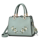 Embroidered Small Square Bag Women Handbag Casual One-shoulder Bags