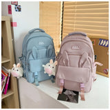 Rabbit Ear Girls Backpack Junior High School Waterproof Travel Bag