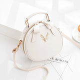 Small Round Bag Women Autumn Ins Net Red Messenger Small Fresh Shou