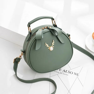 Small Round Bag Women Autumn Ins Net Red Messenger Small Fresh Shou