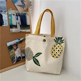 Small Fresh Portable Lunch Bag Female Mini Hand Carry Cloth Bag