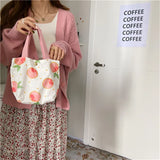 Small Fresh Portable Lunch Bag Female Mini Hand Carry Cloth Bag