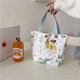 Small Fresh Portable Lunch Bag Female Mini Hand Carry Cloth Bag