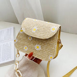Chrysanthemum Embroidery Chain One-Shoulder Messenger Bag