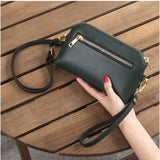 Small Leather Shoulder Bag Women Clutches Bee Crossbody Bags Cowhide Purse