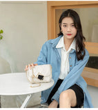Small Golden Ball Chain Women's Bag Summer Niche Crossbody Bag