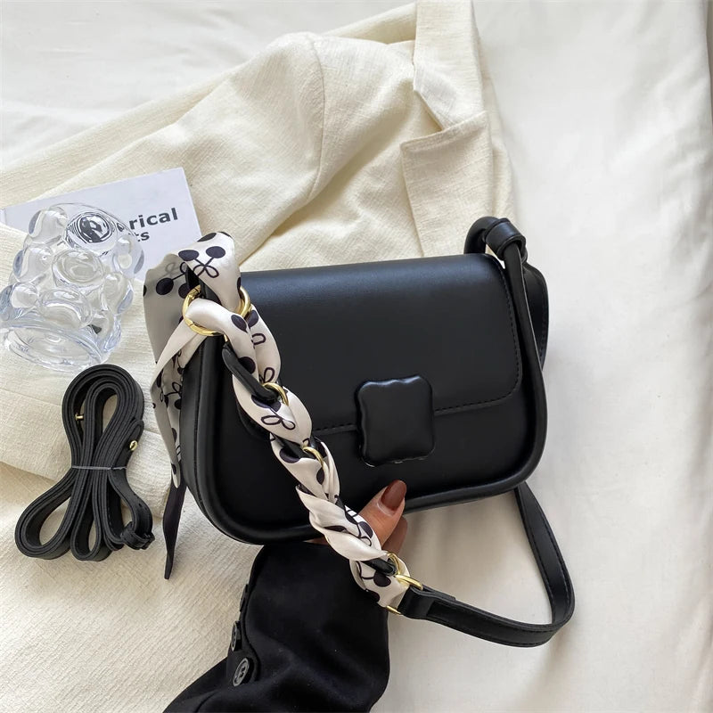 Vintage Ribbon Crossbody Bag Small Handbag Purse Women Woman Shoulder Bags