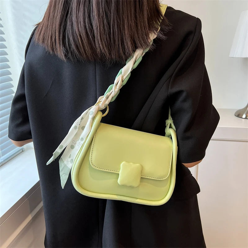 Vintage Ribbon Crossbody Bag Small Handbag Purse Women Woman Shoulder Bags