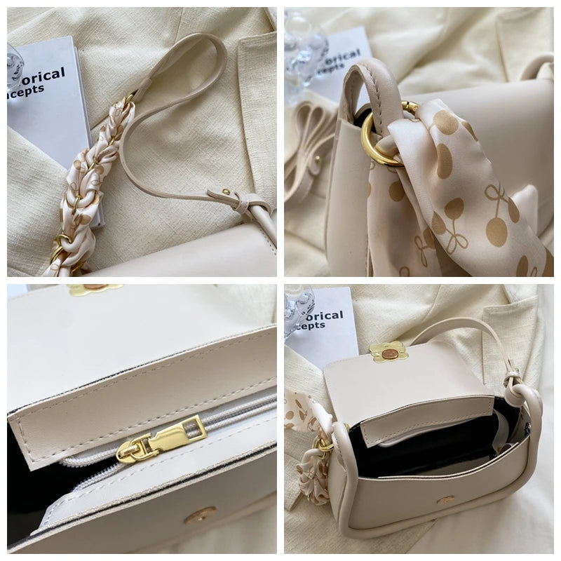 Vintage Ribbon Crossbody Bag Small Handbag Purse Women Woman Shoulder Bags