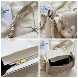 Vintage Ribbon Crossbody Bag Small Handbag Purse Women Woman Shoulder Bags