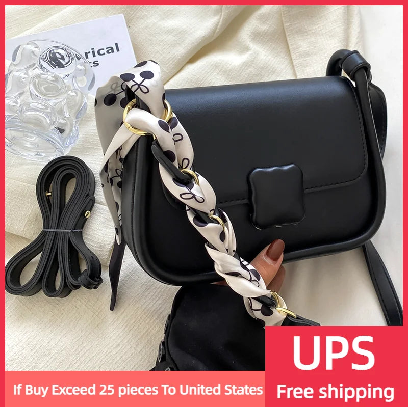 Vintage Ribbon Crossbody Bag Small Handbag Purse Women Woman Shoulder Bags