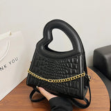 Women's Top Shoulder Bag Heart Handle Crossbody Bag