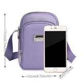 Small Nylon Shoulder Bag Crossbody Long Strap Female Clutch