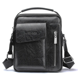 Men Handbag Vertical Business Crossbody Bag Letters Printed Handbags