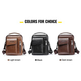 Men Handbag Vertical Business Crossbody Bag Letters Printed Handbags