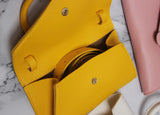 Small Leather Belt Bag Women Candy Round Shoulder Bags Handbag Female Banana Clo
