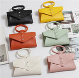 Small Leather Belt Bag Women Candy Round Shoulder Bags Handbag Female Banana Clo