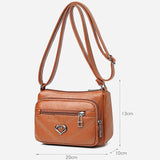 Small Leather Crossbody Bag for Women Shoulder Bag Female Messenger Bag