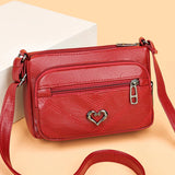 Small Leather Crossbody Bag for Women Shoulder Bag Female Messenger Bag