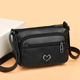 Small Leather Crossbody Bag for Women Shoulder Bag Female Messenger Bag