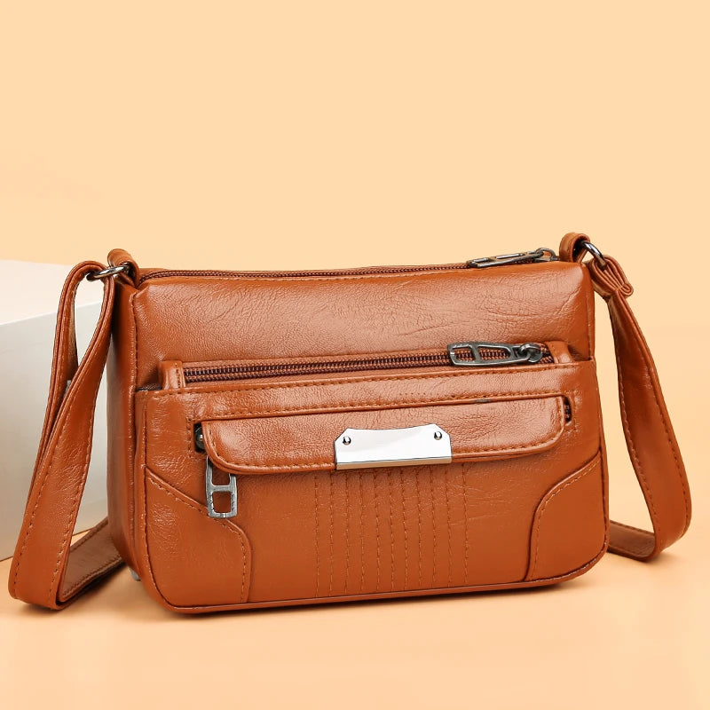 Small Leather Crossbody Bag for Women Shoulder Bag Female Messenger Bag