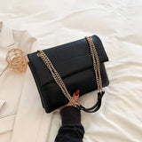 Small Leather Women's Bag Crossbody Bags Chain Shoulder Bags