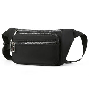 Men Women Waist Bag Travel Chest Bag Female Zipper Crossbody Pack