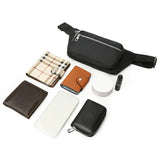 Men Women Waist Bag Travel Chest Bag Female Zipper Crossbody Pack
