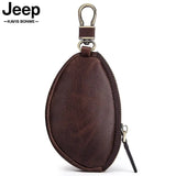 Men's Leather Car Keys Wallet Holder Organizer Keychain Purse