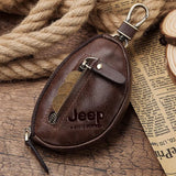 Men's Leather Car Keys Wallet Holder Organizer Keychain Purse