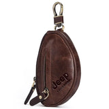 Men's Leather Car Keys Wallet Holder Organizer Keychain Purse