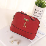 Small Messenger Crossbody Bag Ladies Zipper Handbags Shoulder Bags with Deer Toy